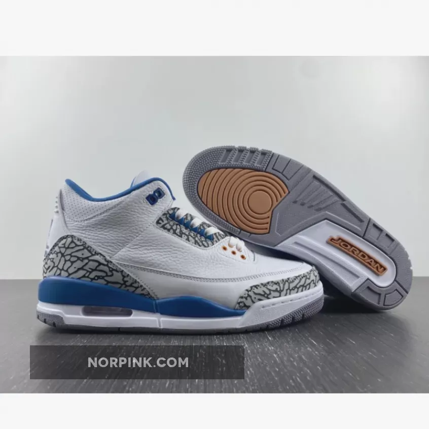 Air Jordan 3 "Wizards" White/True Blue/Metallic Copper/Cement Grey / 3 True Blue CT8532-148