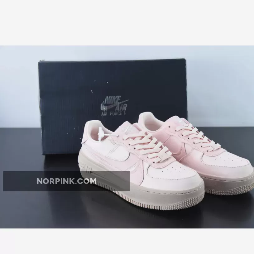 Nike Air Force 1 PLT.AF.ORM Pink For Womens / Pink Black Air Force 1 DJ9946-600