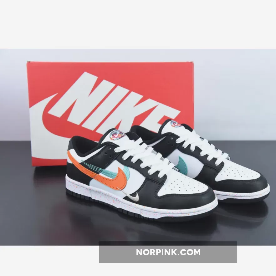 Nike Dunk Low ‘Multi-Swoosh’ White/Rush Pink-Washed Teal | teal dunk low