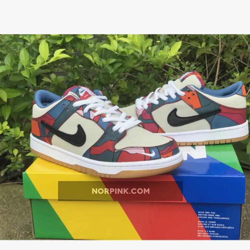 Parra x Nike SB Dunk Low Fire Pink/Gym Red-Mocha-White-Royal Blue-Black For sale Parra x Nike SB Dunk Low Fire Pink/Gym Red-Mocha-White-Royal Blue-Black For sale