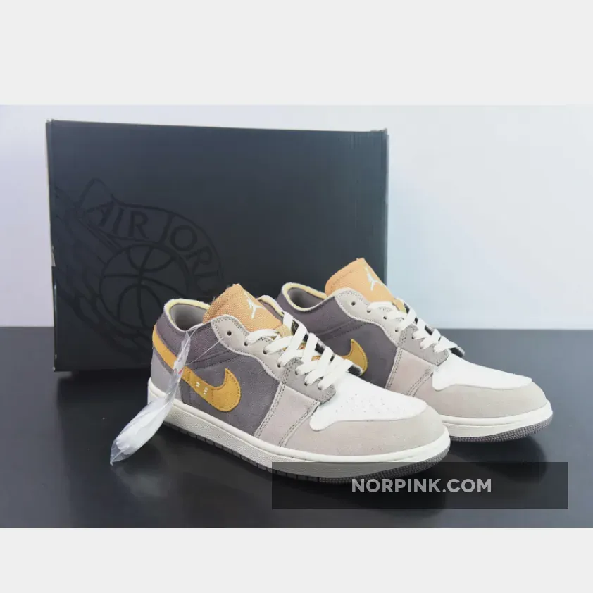Air Jordan 1 Low SE Craft Taupe Haze/Mint Foam DN1635-200 #brown and yellow jordans