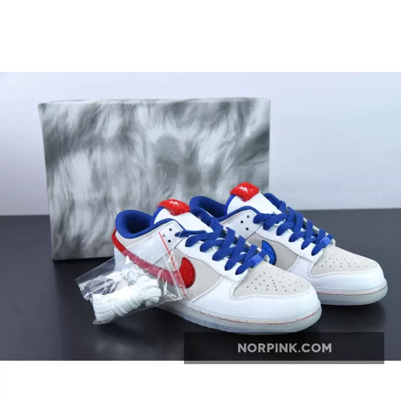 Nike Dunk Low 'Year of the Rabbit' White/Crimson-Varsity Royal FD4203-161 - year of the rabbit dunks