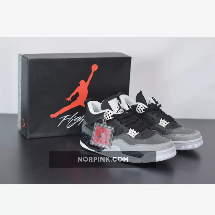 Air Jordan 4 'Fear' Black/White– Cool Grey-Pure Platinum 626969-030 - black and white cool