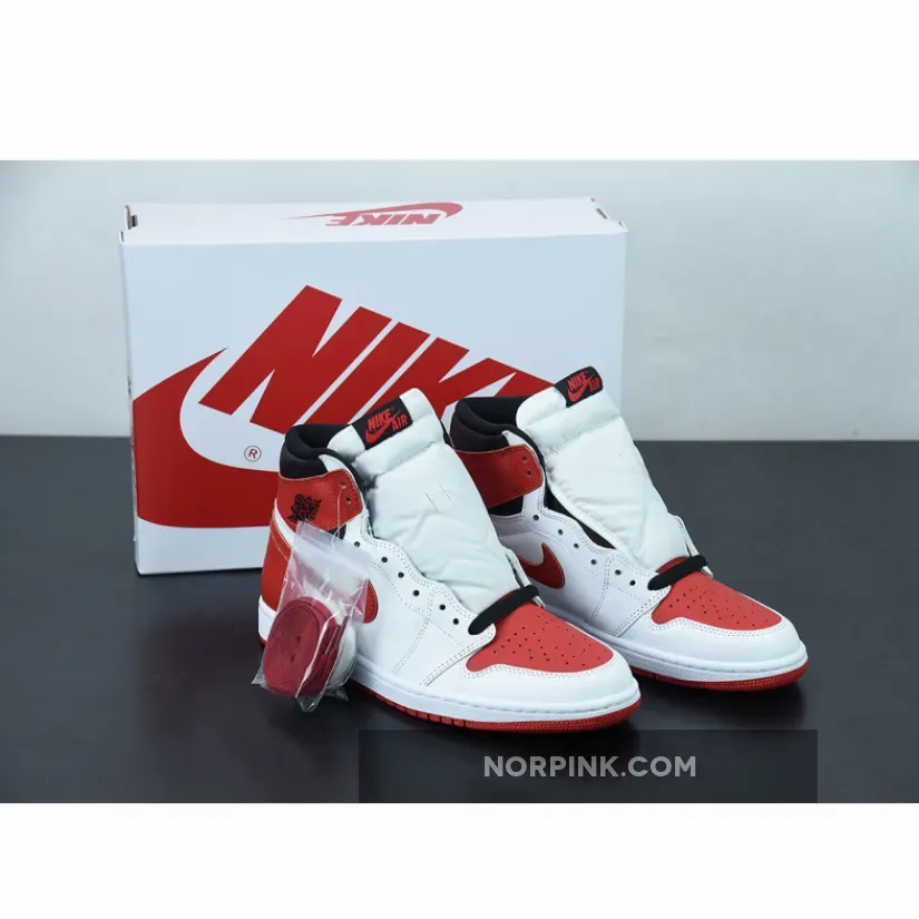 Air Jordan 1 High OG Heritage White/University Red-Black / white and red retro 1