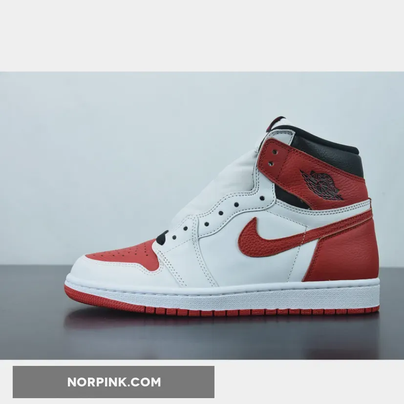 Air Jordan 1 High OG Heritage White/University Red-Black / white and red retro 1