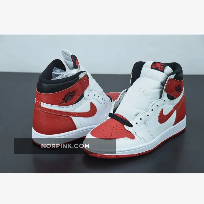 Air Jordan 1 High OG Heritage White/University Red-Black / white and red retro 1