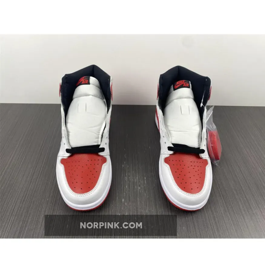Air Jordan 1 High OG Heritage White/University Red-Black / white and red retro 1