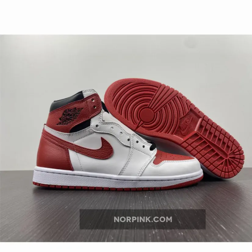 Air Jordan 1 High OG Heritage White/University Red-Black / white and red retro 1
