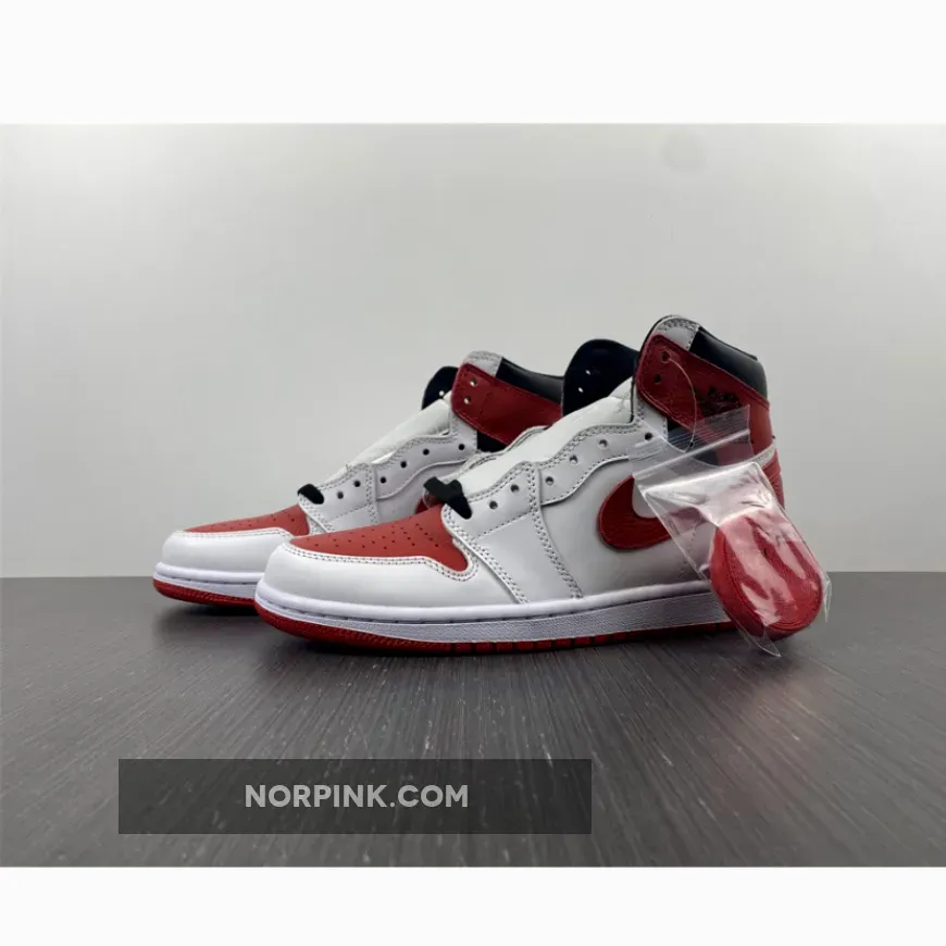 Air Jordan 1 High OG Heritage White/University Red-Black / white and red retro 1