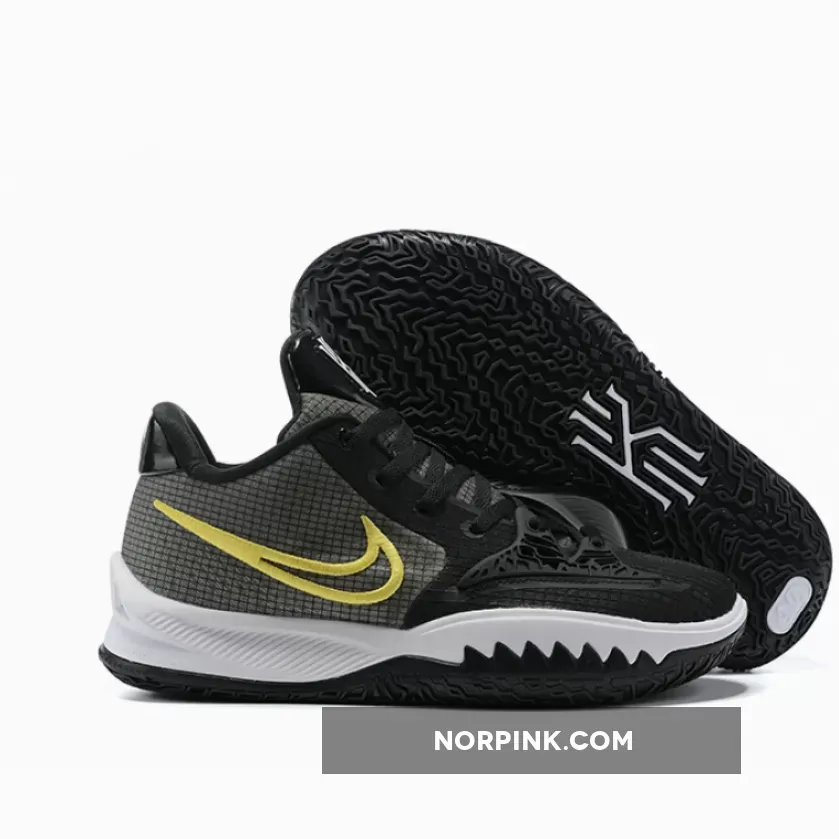 Nike Kyrie Low 4 Black Yellow CZ0105-001 Restock