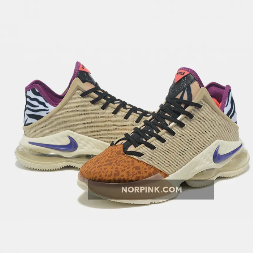 Nike LeBron 19 Low Safari Prints - Lebron 19 Reviews DM1058-200