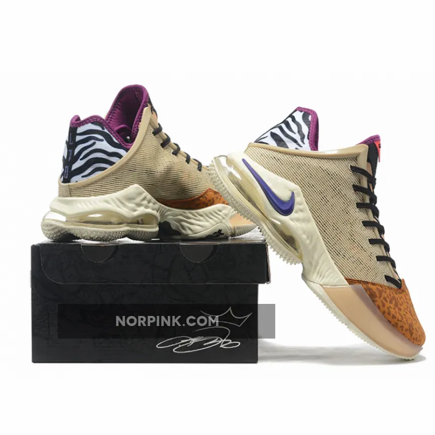 Nike LeBron 19 Low Safari Prints - Lebron 19 Reviews DM1058-200