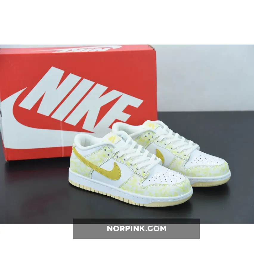 Nike Dunk Low Yellow Strike/White Mustard Dunks DM9467-700
