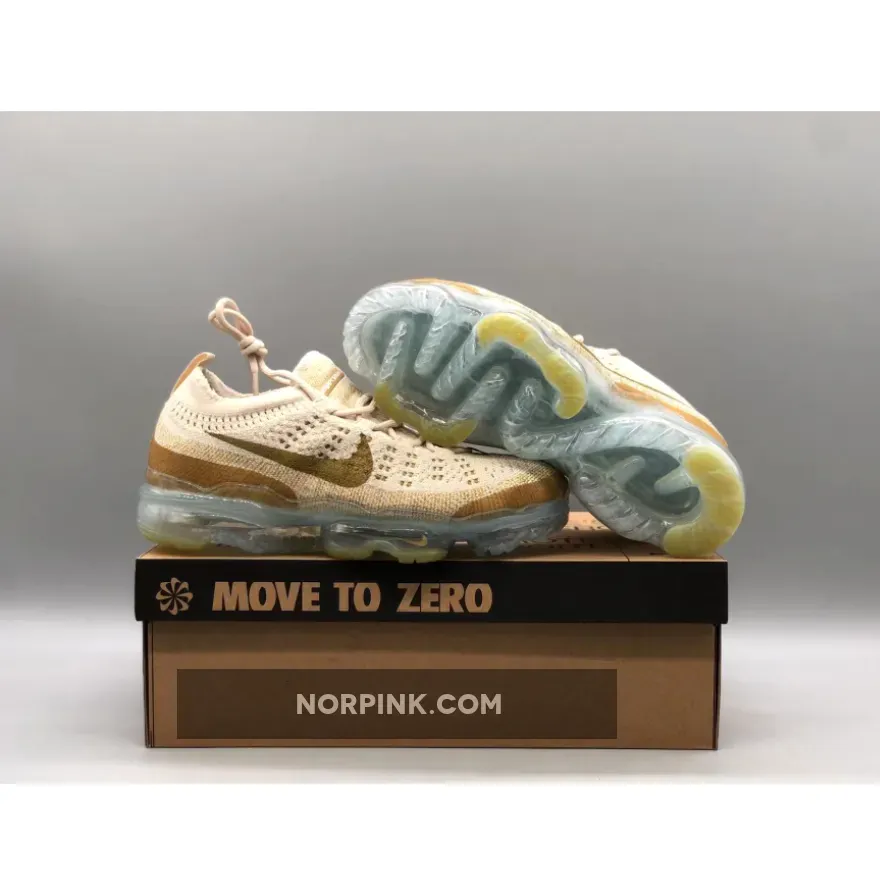 Nike Air VaporMax 2023 Flyknit Tan and Olive #Vapor Flyknit DV1678-100