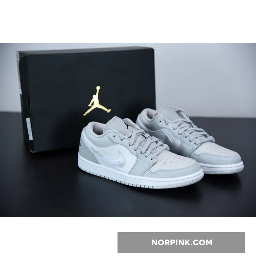 Air Jordan 1 Retro Low 'White Camo' Unisex DC9036-100 White/Photon Dust-Grey Fog AJ1 #jordan 1 low camo