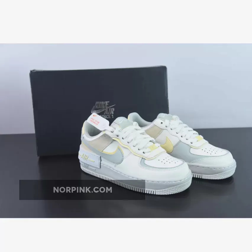 Nike Air Force 1 Shadow Sail/Light Silver-Citron Tint DR7883-101 New Releases