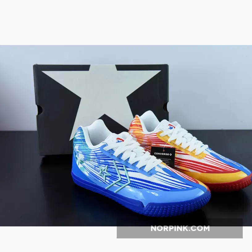 Converse All-Star BB Evo Blue Red Split Graphic - split converse