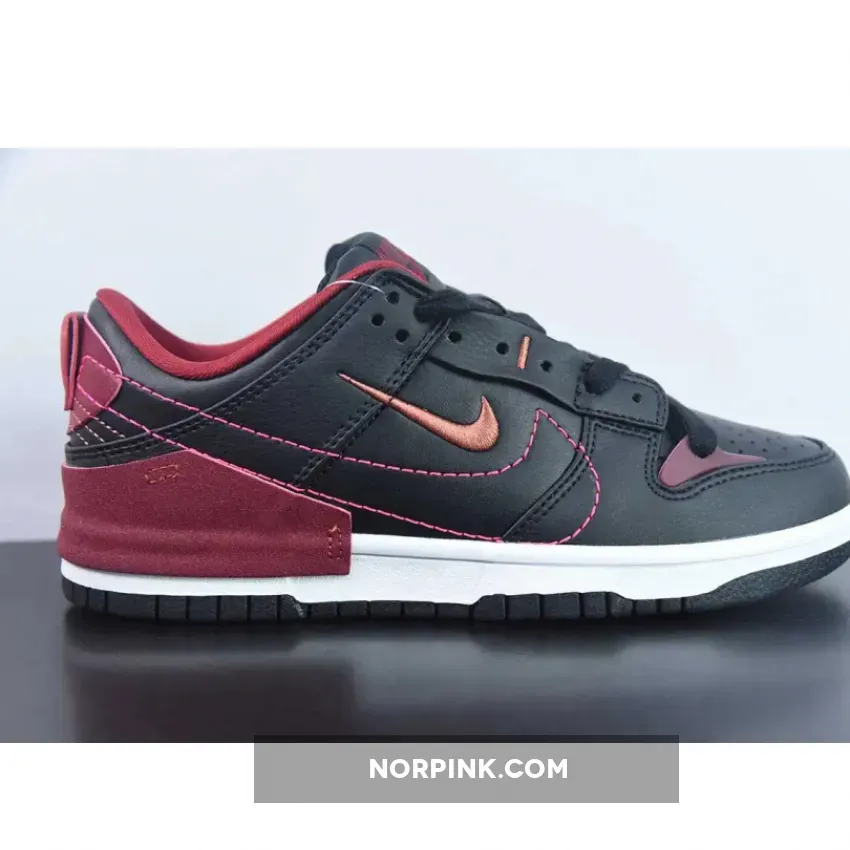 Nike Dunk Low Disrupt 2 Black Red Black Beetroot DV4024-003 Nike Dunk Low Disrupt 2 Black Red Black Beetroot DV4024-003