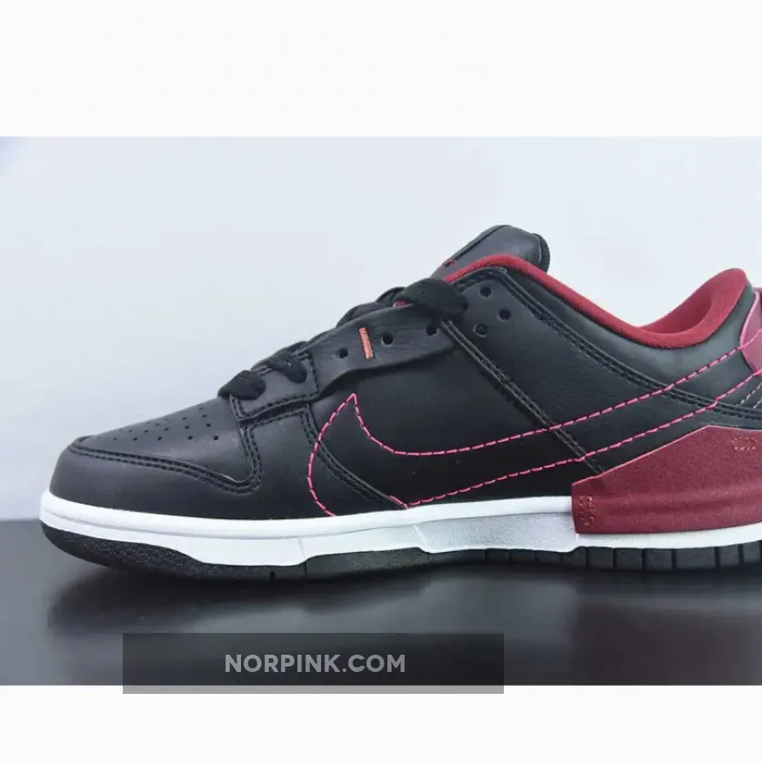 Nike Dunk Low Disrupt 2 Black Red Black Beetroot DV4024-003 Nike Dunk Low Disrupt 2 Black Red Black Beetroot DV4024-003
