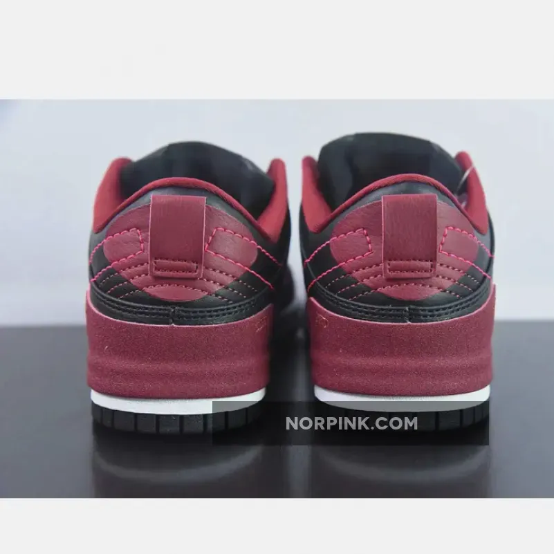 Nike Dunk Low Disrupt 2 Black Red Black Beetroot DV4024-003 Nike Dunk Low Disrupt 2 Black Red Black Beetroot DV4024-003