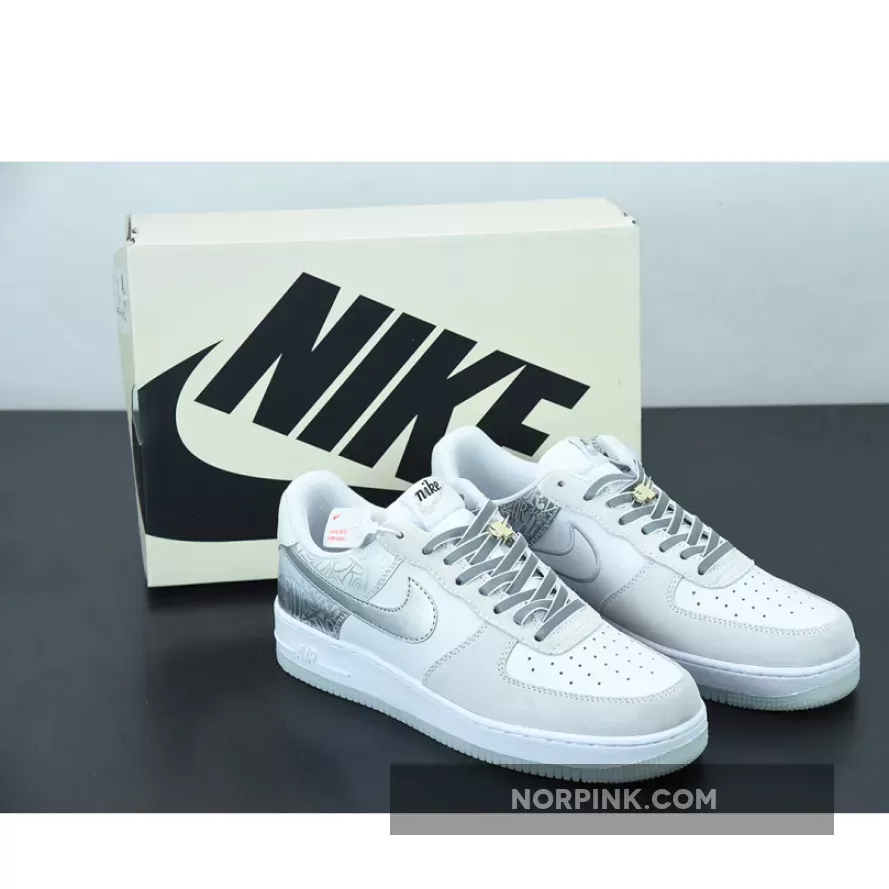 Nike Air Force 1 Low White Silver 1675865556 New Releases