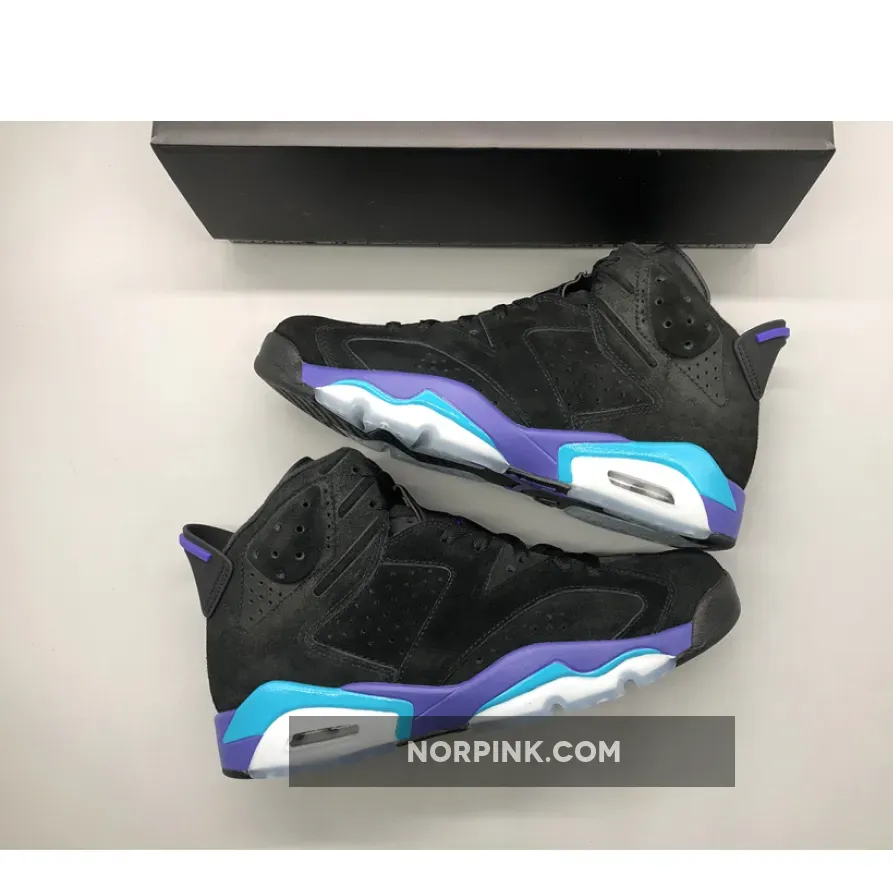 Jordan 6 "Aqua" Black/Bright Concord-Aquatone CT8529-004 Jordan 6 "Aqua" Black/Bright Concord-Aquatone CT8529-004