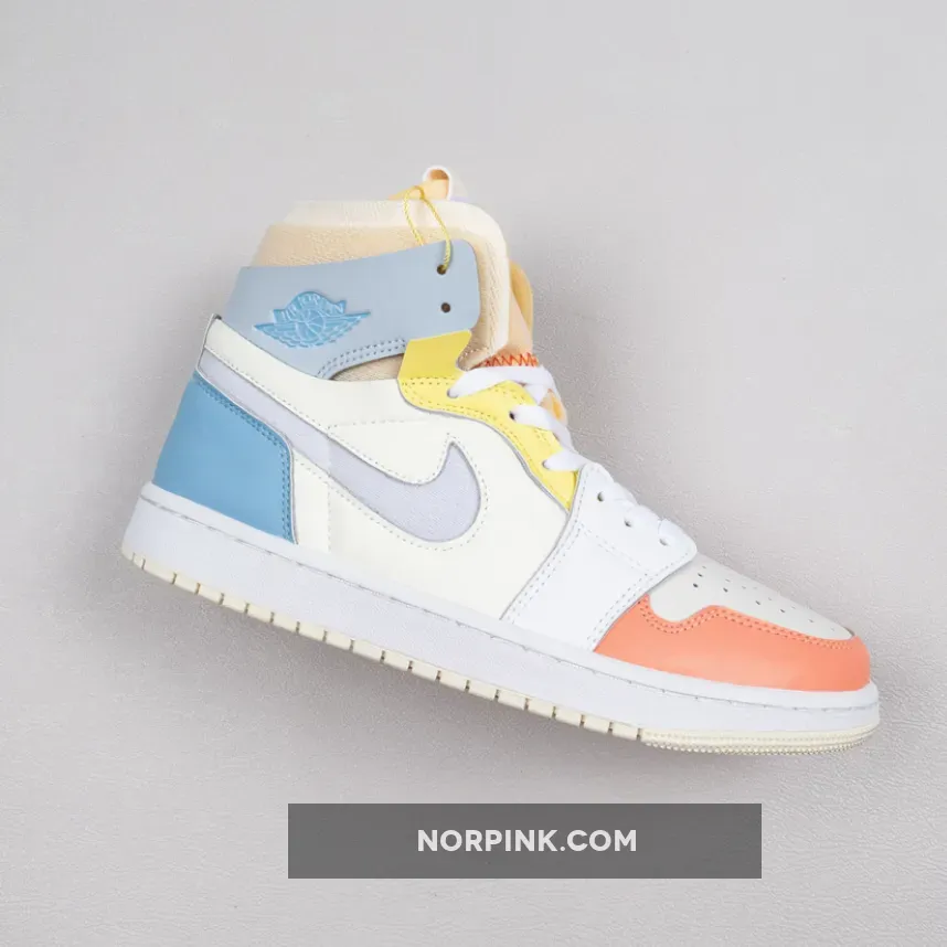 Air Jordan 1 Zoom CMFT 'To My First Coach' Sail/White-Zitron #air jordan 1 high zoom cmft to my first coach