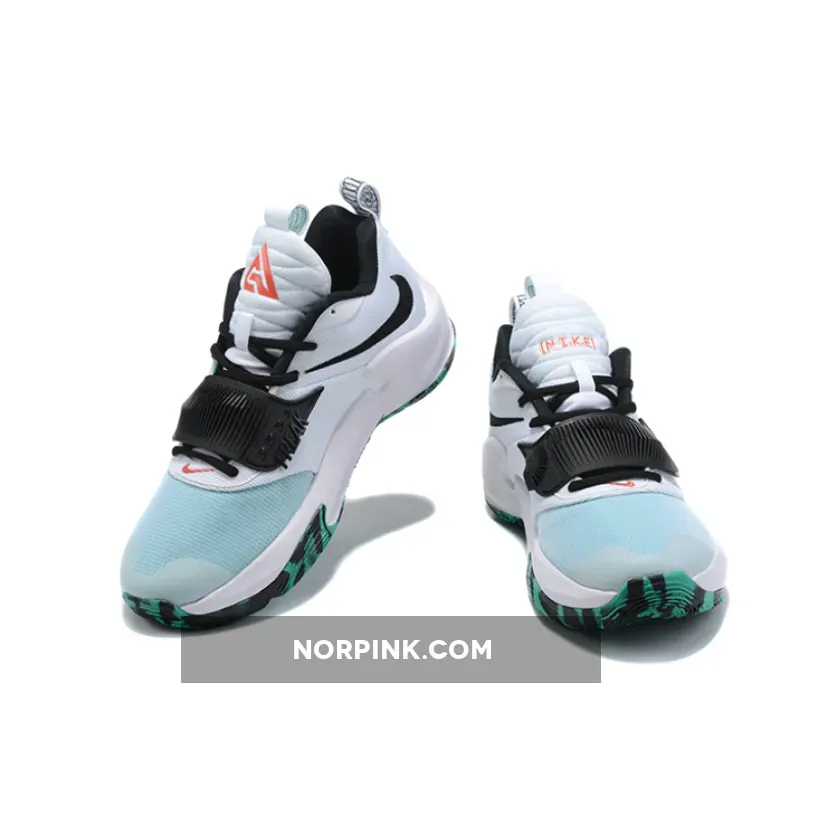 Nike Zoom Freak 3 Black White Blue - Nike Freak 3 White DA0695-101