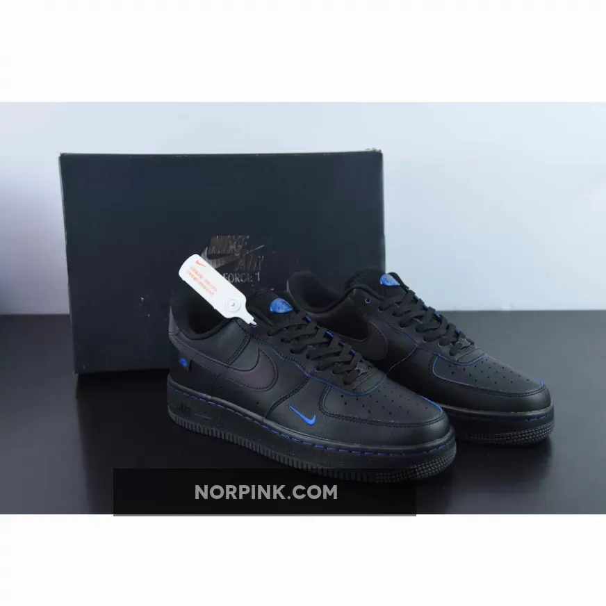 Nike Air Force 1 Low Global Black/Game Royal FB1840-001 Online Sale