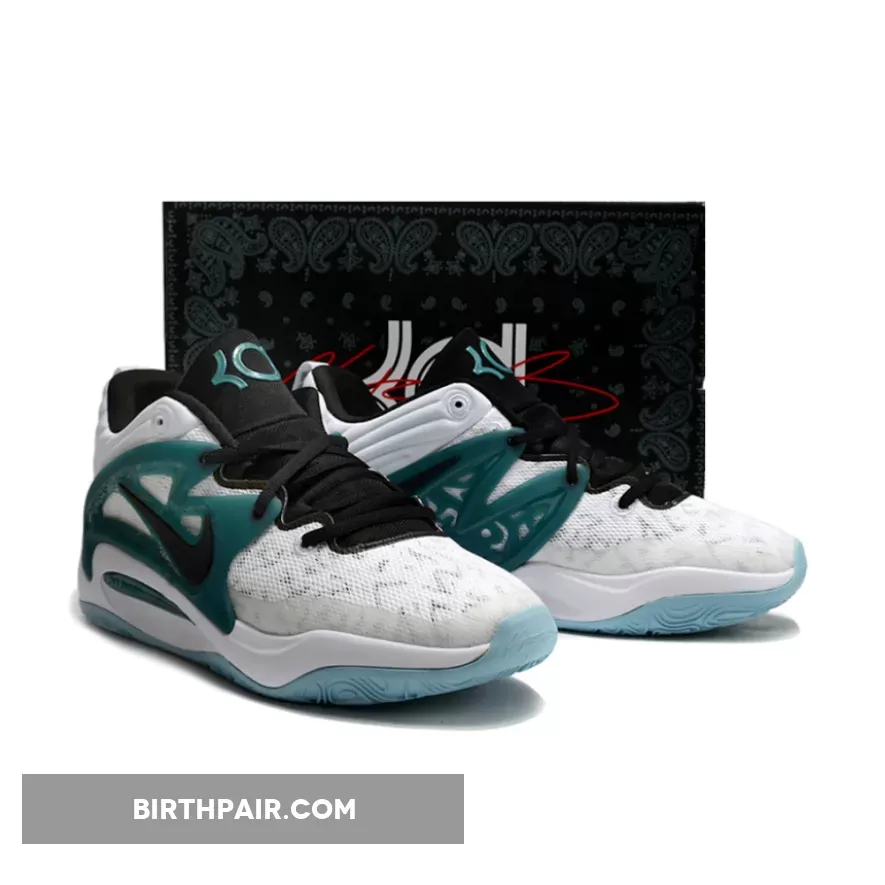 Nike KD 15 White/Black-Geode Teal FN8009-100 - kd 15 teal