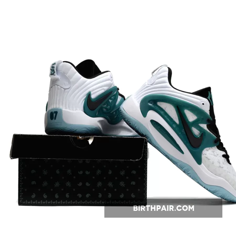 Nike KD 15 White/Black-Geode Teal FN8009-100 - kd 15 teal