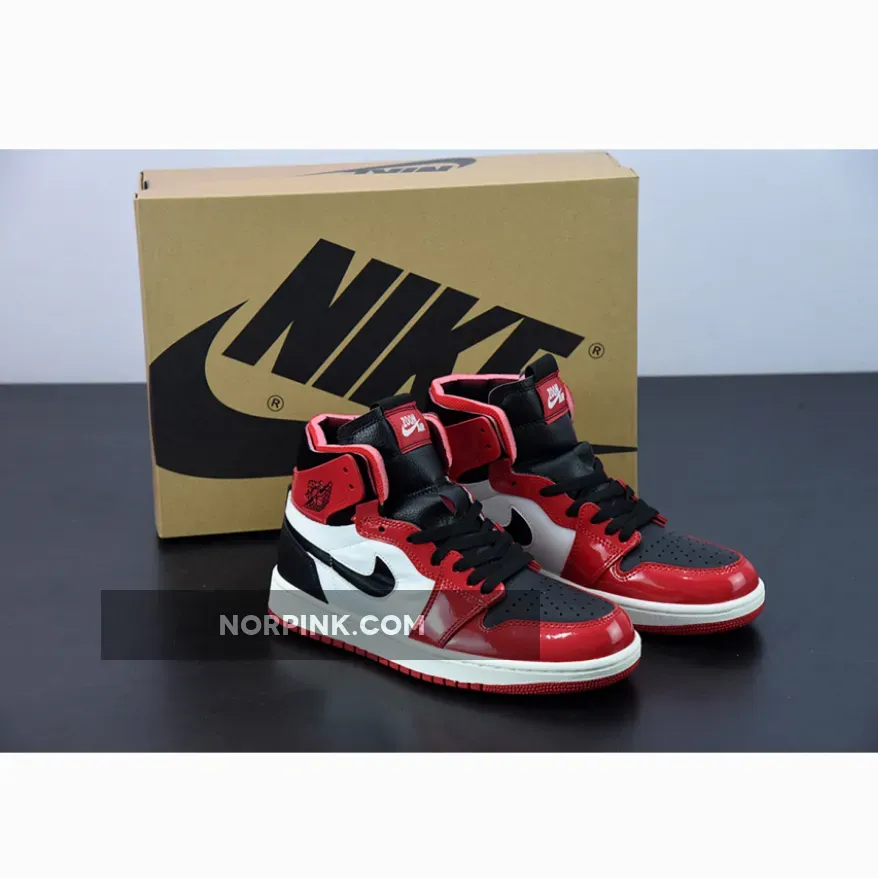 Air Jordan 1 Zoom CMFT "Bulls" White Black Red