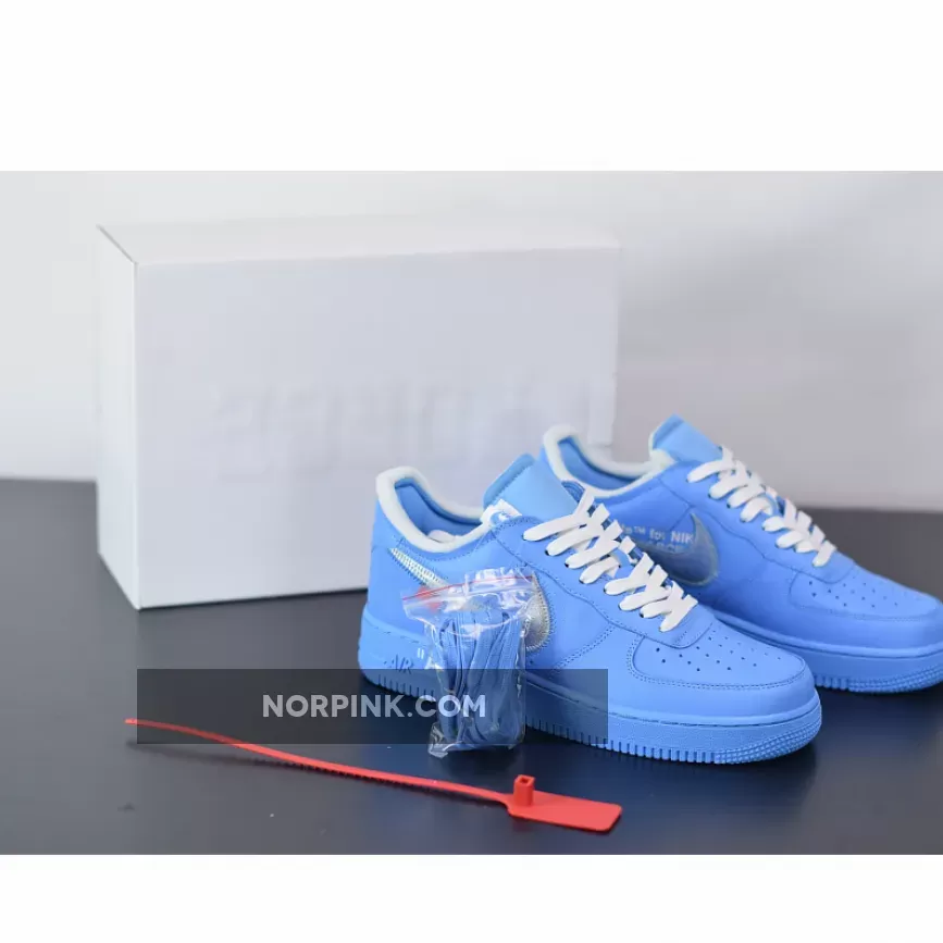 OFF-WHITE x Air Force 1 Low '07 'MCA' University Blue #off white af1 mca