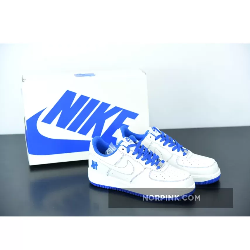 Undefeated x Nike Air Force 1 Low White Blue | P ROD DUNKS