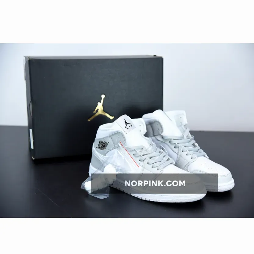 Air Jordan 1 Mid 'Grey Camo' - jordan 1 mid camo