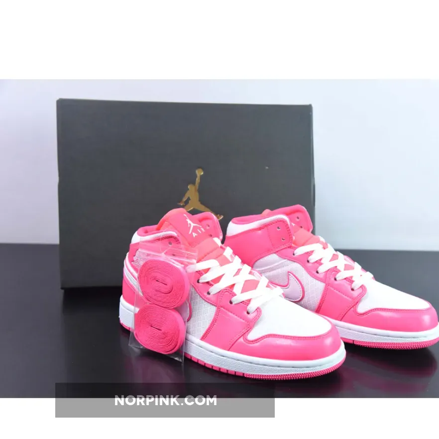 Air Jordan 1 Mid GS 'Hyper Pink' #air jordan 1 mid hyper pink