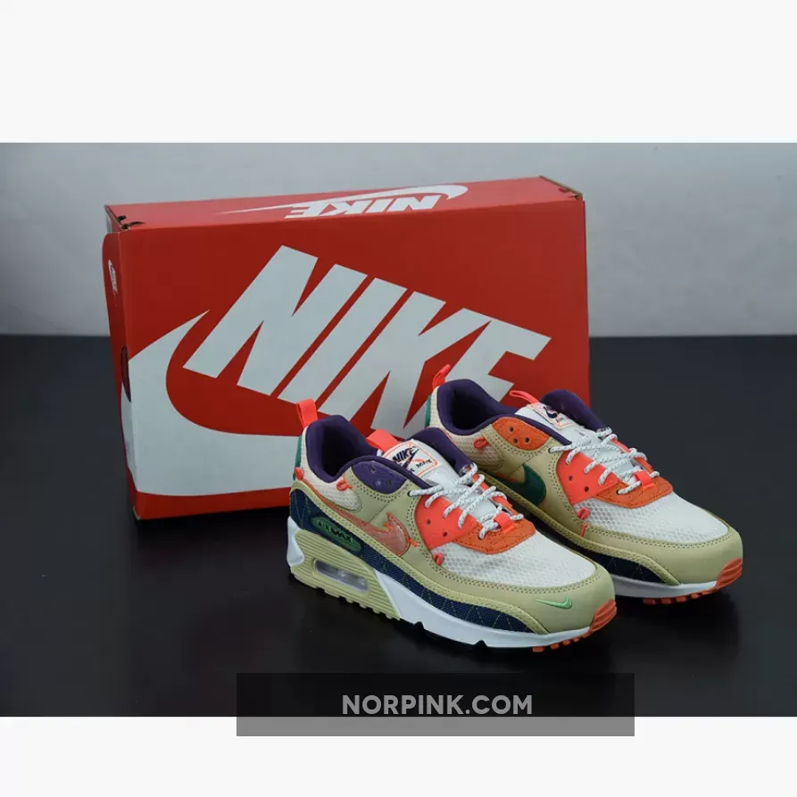 Nike Air Max 90 'Mountaineering' Team Gold/Coastal Blue/Camellia/Orange CZ9078-784 #air max 90 'mountaineering