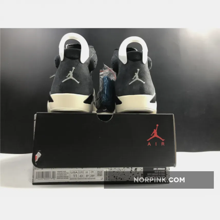 Air Jordan 6 'Tech Chrome' Black/Light Smoke Grey/Sail/Chrome 6s Chrome CK6635-001