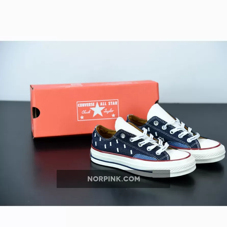 Converse Indigo Boro Chuck 70 Low Top Midnight Navy/Egret/Garnet chuck 70 midnight navy