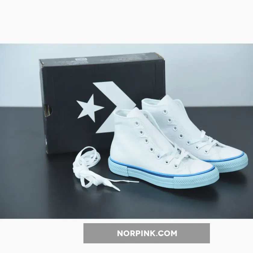 Converse Chuck Taylor All Star Hi Blue Ice Cream | CREAM CHUCKS