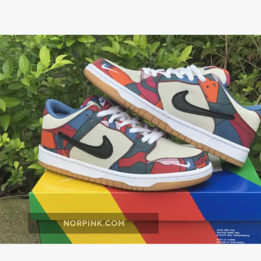 Parra x Nike SB Dunk Low Fire Pink/Gym Red-Mocha-White-Royal Blue-Black For sale Parra x Nike SB Dunk Low Fire Pink/Gym Red-Mocha-White-Royal Blue-Black For sale