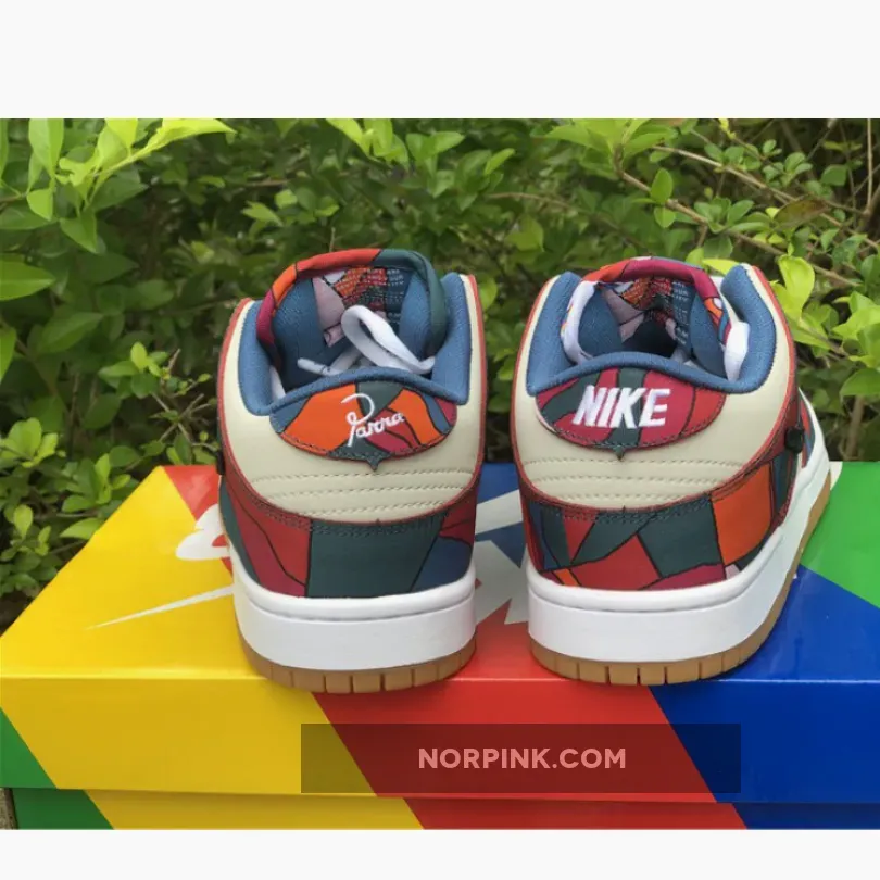 Parra x Nike SB Dunk Low Fire Pink/Gym Red-Mocha-White-Royal Blue-Black For sale Parra x Nike SB Dunk Low Fire Pink/Gym Red-Mocha-White-Royal Blue-Black For sale