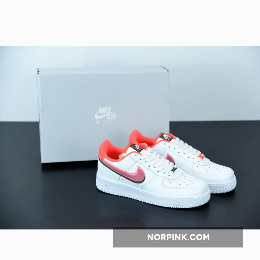 Nike Air Force 1 LV8 'Double Swoosh Bright Crimson' / air force 1 lv8 gs 'double swoosh'