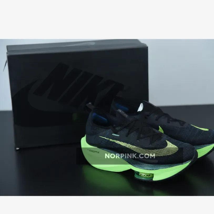 Nike ZoomX VaporFly NEXT% Valerian Blue/Lime Blast-Black / Alpha Flies CI9925-400