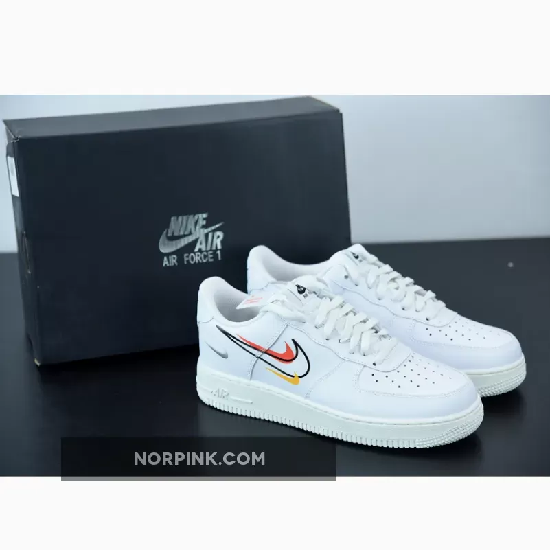 Nike Air Force 1 Low 'Multi-Swoosh' White DM9096-100 / af1 multi