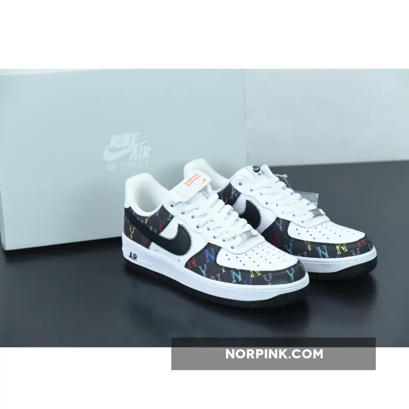 Custom Nike Air Force 1 Low White Black For Sale