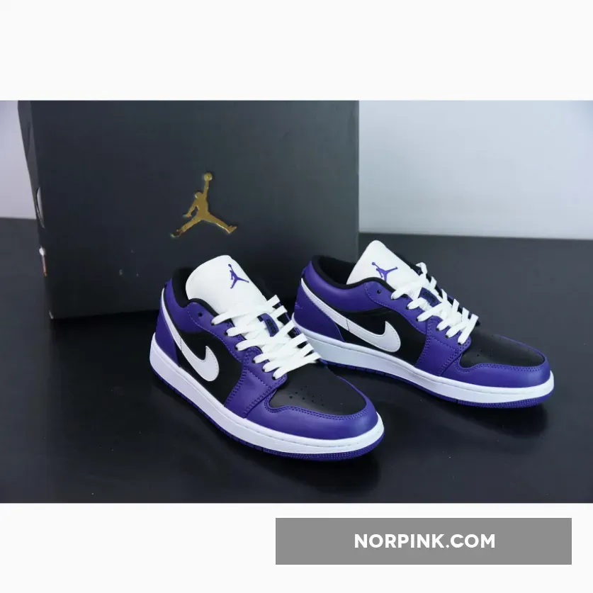Jordan 1 Low Court Purple Black | COURT PURPLE 1 553558-501