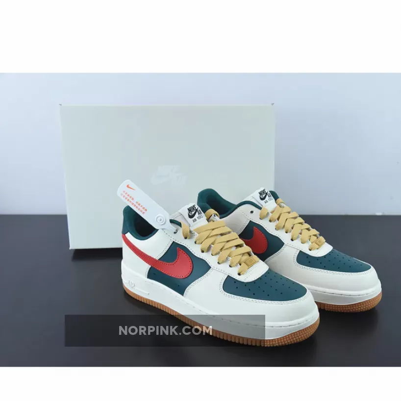 Nike Air Force 1 Low Dark Green Sail FD9063-163 / dark green air force ones