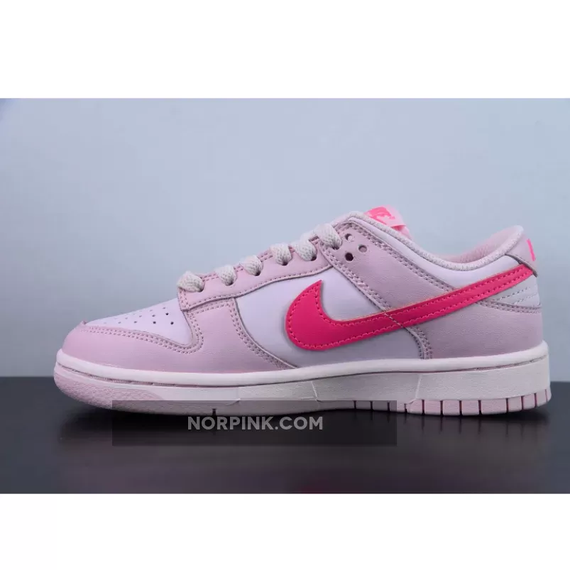 Discount Pink Dinks Nike Dunk Low GS Triple Pink DH9765-600
