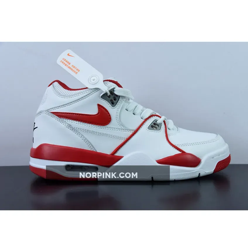Nike Air Flight '89 White/University Red-Wolf Grey / nike air flight 89 wolf grey